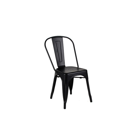 Silla Bolton metal negro